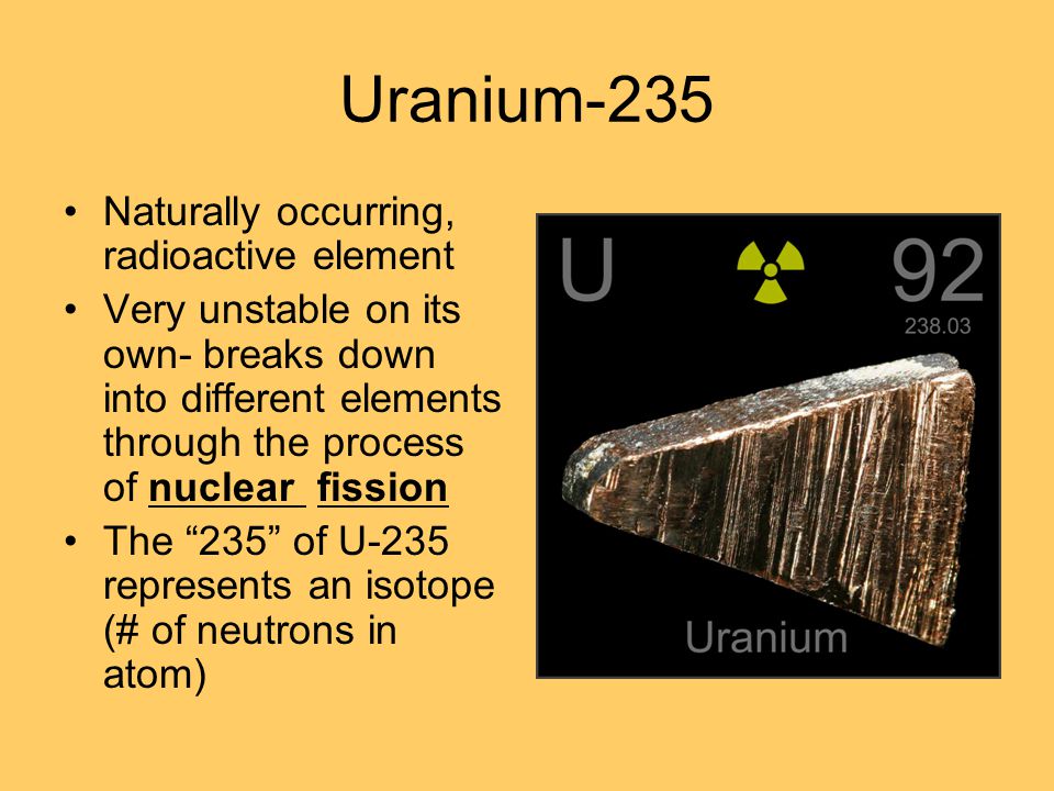 Uranium: historical information